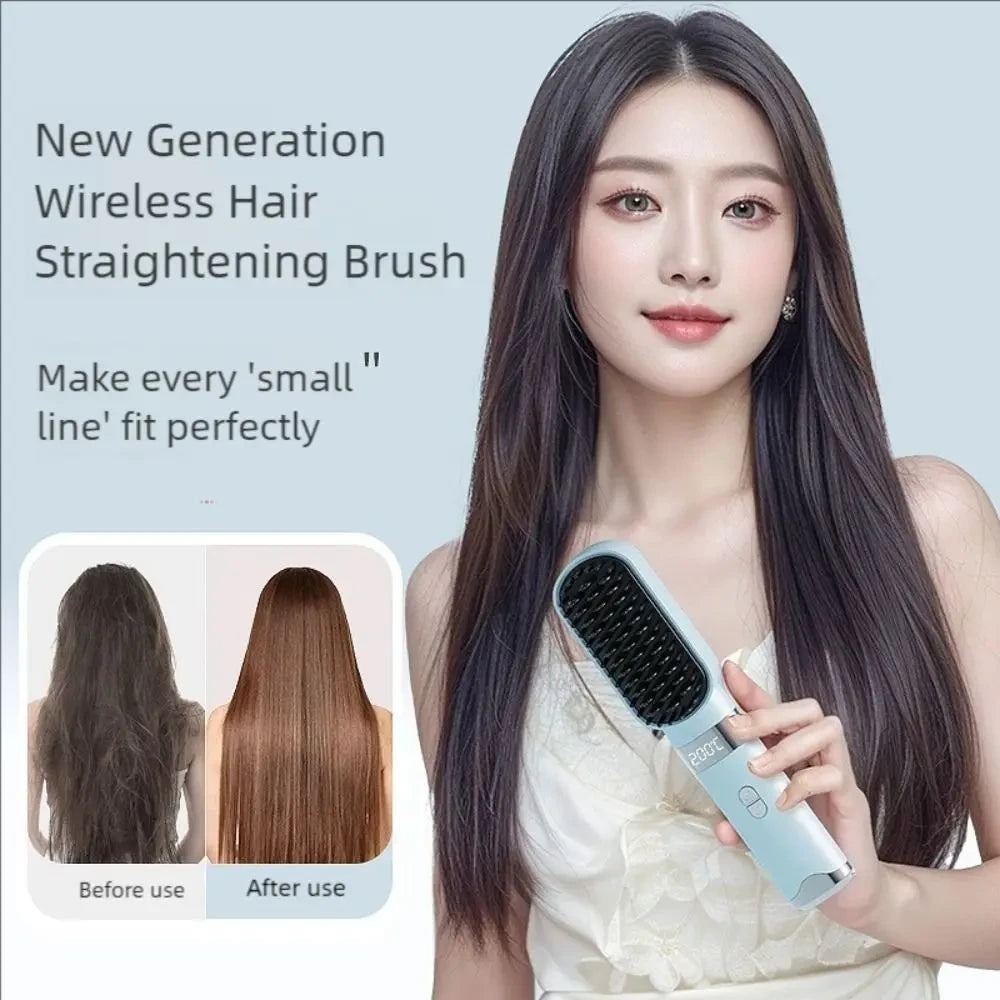 Portable Wireless Hair Straightener