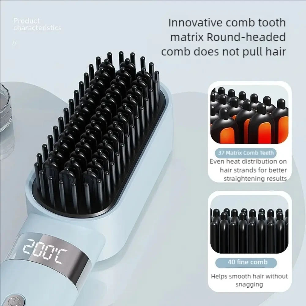 Portable Wireless Hair Straightener