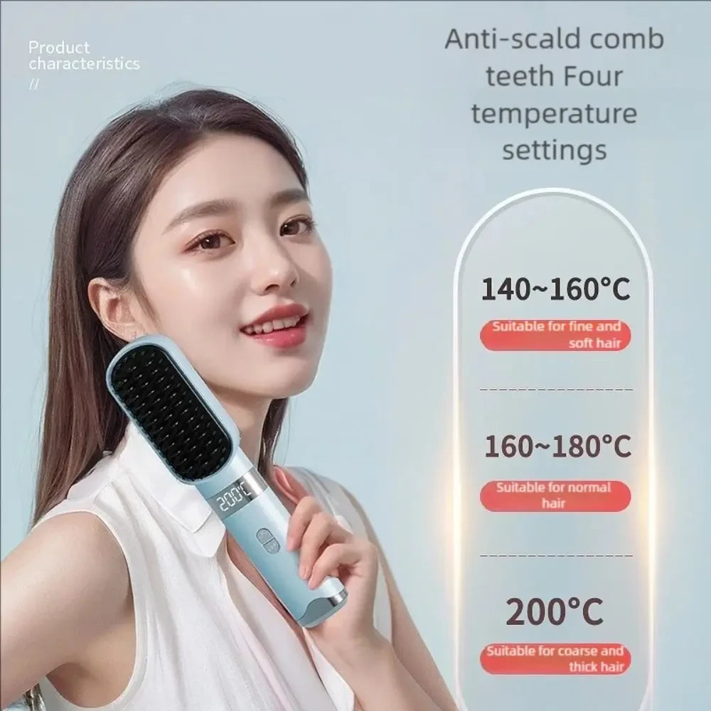 Portable Wireless Hair Straightener